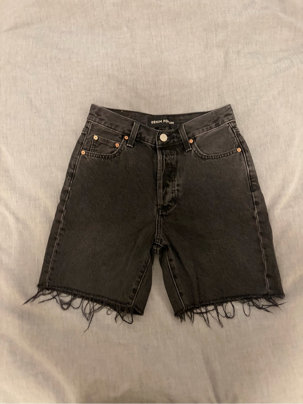 Aritzia (Denim Forum) Nina Midi Denim Shorts
